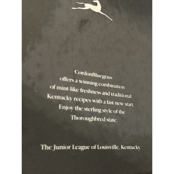 Vintage ‘80s Cookbook; Cordon Blue Grass Kentucky Recipes 1988 First Edition - Picture 4 of 4